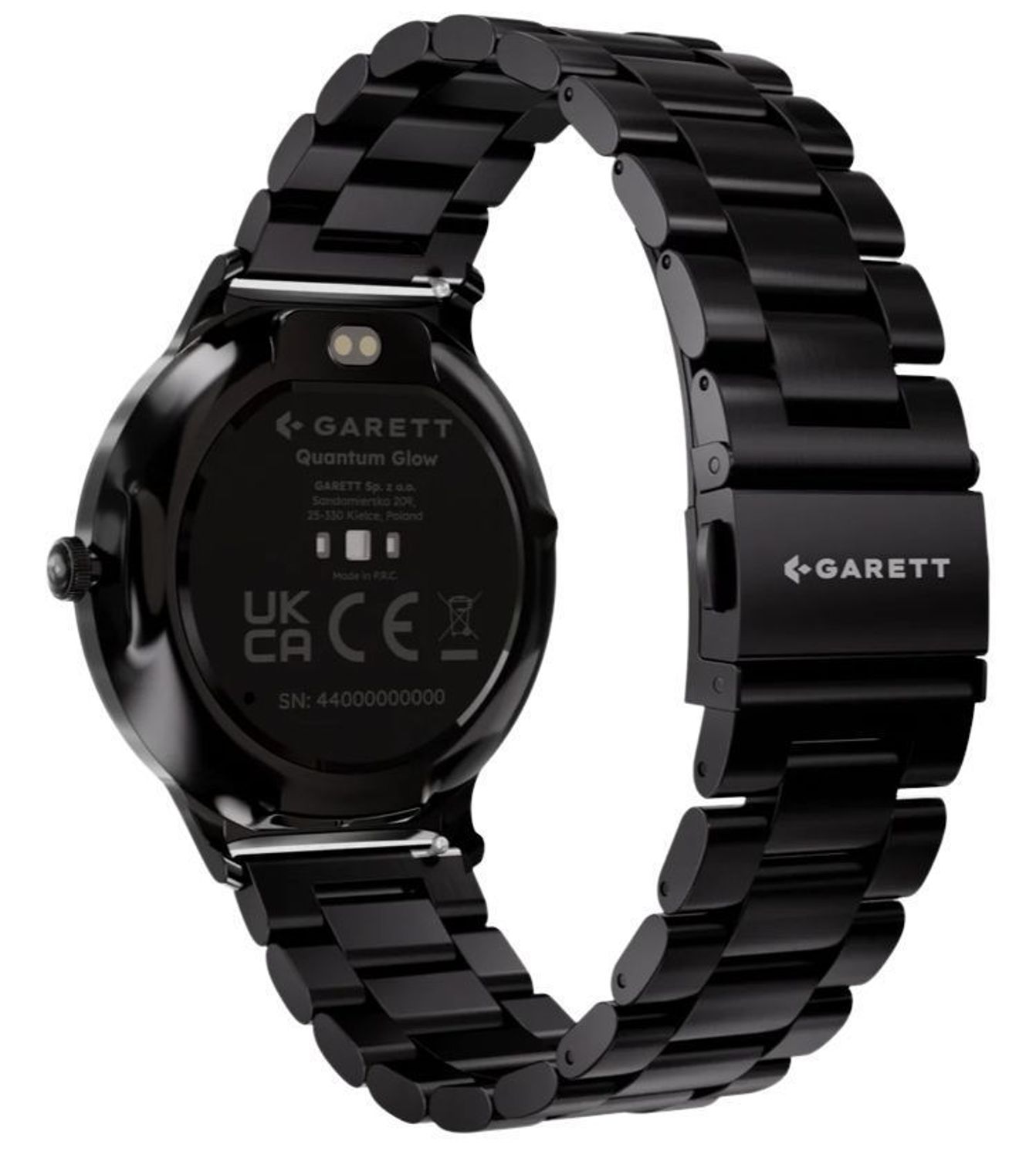 Smartwatch męski Garett Quantum Glow czarny stalowy AMOLED 1,43″ + pasek skórzany (7).jpg